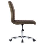 vidaXL Chaises à manger lot de 2 marron tissu