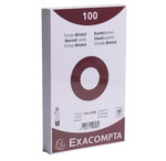 Paquet 100 Fiches Sous Film - Bristol Dots Non Perforé - 125x200mm - X 12 - Exacompta