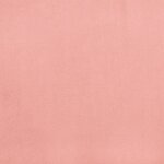 vidaXL Cadre de lit avec tête de lit Rose 200x200 cm Velours