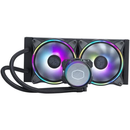 Refroidissement liquide PC - COOLER MASTER - MasterLiquid ML240 Illusion ARGB - Radiateur 240mm - Noir (MLX-D24M-A18P2-R1)