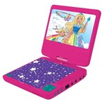 BARBIE Lecteur DVD portable enfant écran LCD 7 LEXIBOOK - batterie rechargeable