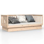 vidaXL Lit de jour 90x200 cm Bois de pin massif