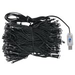 vidaXL Arbre de Noël artificiel avec LED et boules vert 240 cm PVC PE