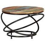 vidaXL Table basse 60x60x40 cm Bois de récupération massif