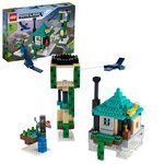 Lego 21173 minecraft la tour du ciel jouet pour garçons et filles avec figurines de pilote  chat et 2 phantoms volants