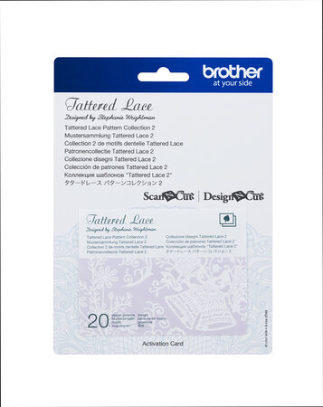 Collection 2 de 20 motifs scan n cut par carte tattered lace