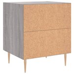 vidaXL Tables de chevet 2 Pièces gris sonoma 40x35x47 5 cm
