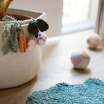 Panier en coton pour enfant - légumes - 23 x 30 x 30 cm