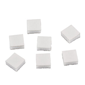 Point adhésif Carré Épaisseur 2 mm 5 x 5 mm Plaque 100 x 100