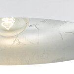 Eglo plafonnier mogano blanc et argenté