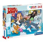 Clementoni - 24212 - SuperColor 24 pieces Maxi - Tom & Jerry