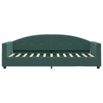 vidaXL Lit de jour avec matelas vert foncé 80x200 cm velours