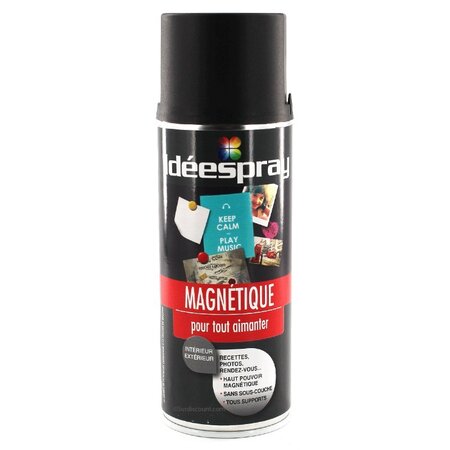 Bombe de peinture magnétique - noir - sinto
