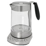 Proficook théière en verre 1 7 l 3000 w argentée pc-wks 1020 g