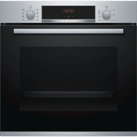 Bosch hba553br0 four électrique encastrable - air pulsé 3d+ - 71l - nettoyage ecoclean - a - inox
