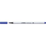 Feutre pointe pinceau pen 68 brush bleu outremer stabilo