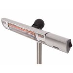 Sunred Chauffage sur pied Royal Diamond 2000 W Argenté Rosé de couche