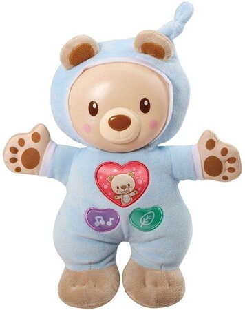 Peluche Léon Mon Lumi Ourson Bleu