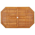 vidaXL Mobilier à dîner de jardin 5 Pièces Bois d'acacia solide