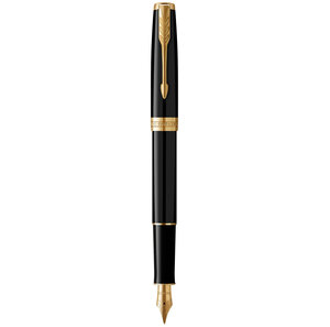PARKER Sonnet Stylo plume Noir Plume moyenne Coffret cadeau
