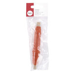 Fil de papier   0 55mm ø  jaune mandarine  sur bobine en bois à 50g  20m