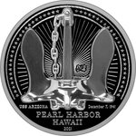 Pièce de monnaie en Argent 10 Dollars g 62.2 (2 oz) Millésime 2021 USS Arizona USS ARIZONA