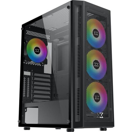 Boîtier PC - XIGMATEK - Master X ARGB - Boitier sans alimentation - Moyen tour - Format ATX - Noir ( EN46331 )