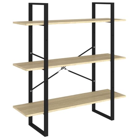 vidaXL Bibliothèque Chêne sonoma 100x30x105 cm Aggloméré