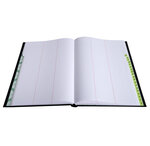 Registre 297x210 Répertoire Travers 300 Pages - Noir Toilé - Le Dauphin