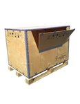 (fond sur palette) fond pour ceinture 615671 1200 x 800 x 800mm