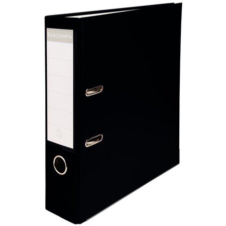 Classeur à levier A4 dos 8 cm noir EXACOMPTA