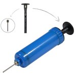 Pompe de gonflage pour ballon de basket ball bumber - couleur bleue