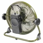 Bestron ventilateur de sol d'extérieur rechargeable aod12accu vert