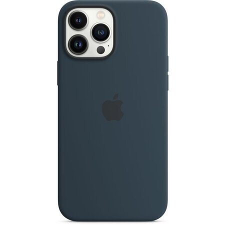 APPLE Coque Silicone pour iPhone 13 Pro Max avec MagSafe - Abyss Blue