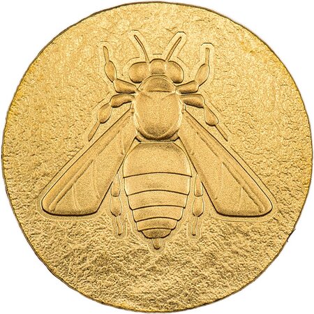 Pièce de monnaie en Or 5 Dollars g 0.5 Millésime 2023 Ancient Greece HONEY BEE