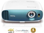 Benq tk800m vidéo-projecteur projecteur à focale standard 3000 ansi lumens dlp 2160p (3840x2160) noir  blanc
