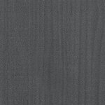vidaXL Table de chevet Gris 35 5x33 5x41 5 cm Bois de pin massif