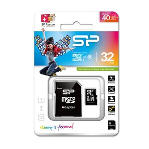 Carte mémoire Micro SD Silicon Power 32Go Class 10 avec adaptateur