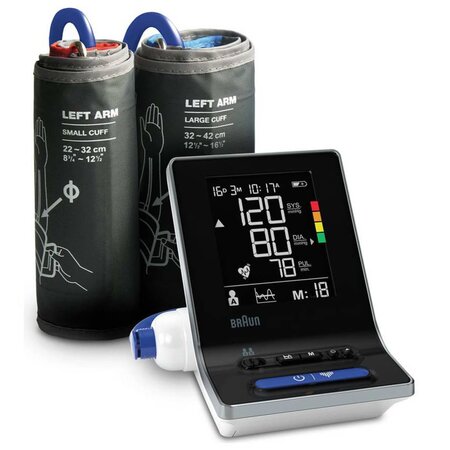 Braun tensiomètre à bras exact fit 3 bua6150 noir
