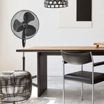 Bestron Ventilateur sur pied 45 cm 45 W Noir ASV45Z