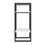 vidaXL Bibliothèque à 2 niveaux Blanc 40x30x70 cm Aggloméré