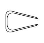 Boîte de 25 baguettes à relier manuelles SERODO 9mm incolore EXACOMPTA