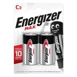 Pile alcaline C 1.5 V Max 2-Blister