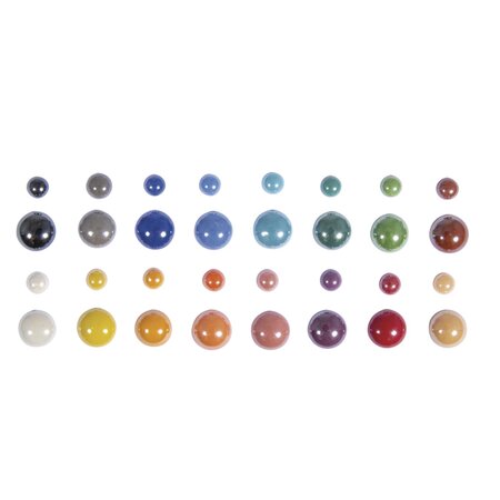 Pierres de mosaïques rondes multicolores