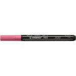 Marqueur pointe fine FREE acrylic T100 rose x 5 STABILO