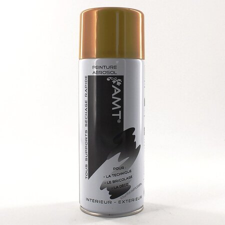 Bombe de peinture or métallisé 330ml - amt
