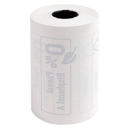 Bobine pour tpe exacompta 40753e - papier thermique 57 x 40 mm sans phénol - lot de 10