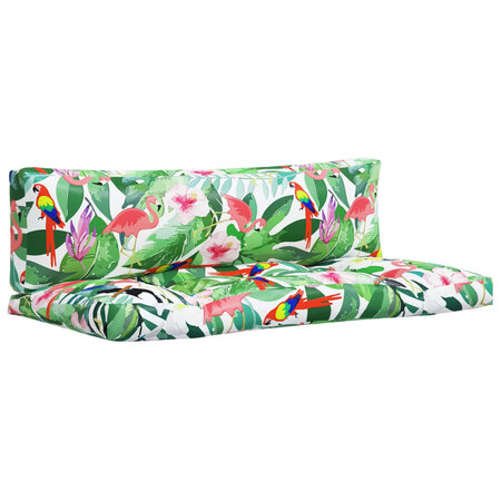 vidaXL Coussins de palette 2 Pièces multicolore tissu Oxford
