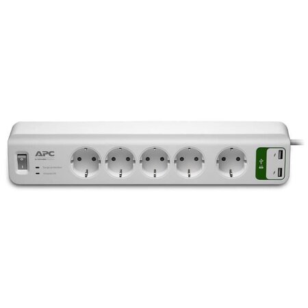Apc pm5u-fr protection surtension blanc 5 sortie(s) ca 230 v 1 83 m