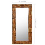 Vidaxl miroir mural bois de récupération massif 60 x 120 cm